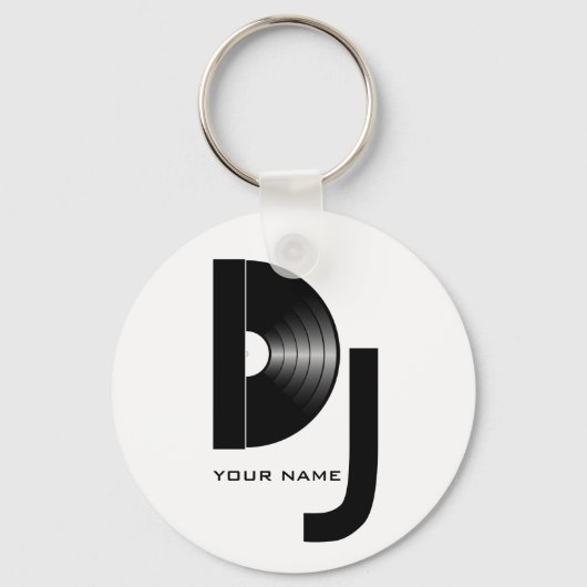 Vinyl DJ Sleutelhanger (Voorkant)