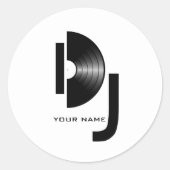 Vinyl DJ Sticker (Voorkant)