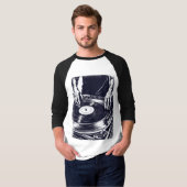 Vinyl DJ T-shirt (Voorkant volledig)