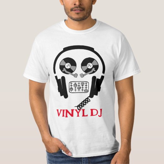 Vinyl DJ T-shirt (Voorkant)