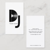 Vinyl DJ Visitekaartje (Voorkant / Achterkant)