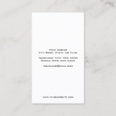 Vinyl DJ Visitekaartje (Achterkant)