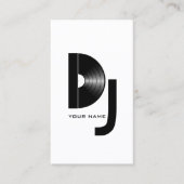 Vinyl DJ Visitekaartje (Voorkant)