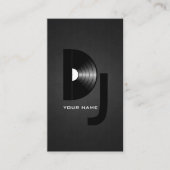 Vinyl DJ Visitekaartje (Voorkant)
