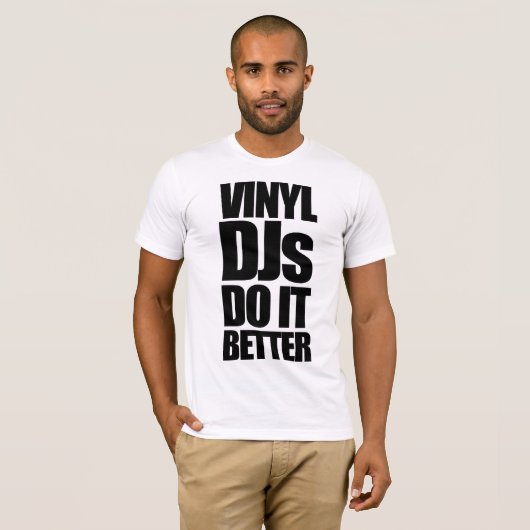 Vinyl Djs T-shirt (Voorkant volledig)