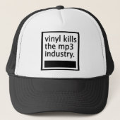 vinyl doodt de mp3 - industrie -  trucker pet (Voorkant)