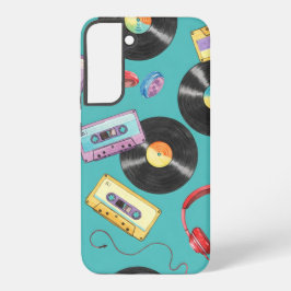 Vinyl en oude schoolcassettes van Natasha Us Samsung Galaxy Hoesje