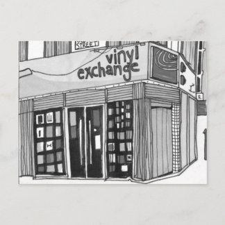 Vinyl Exchange Manchester Briefkaart