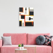 Vinyl Fotobehang Afro Picks & Combs Canvas Afdruk (Insitu (Woonkamer))