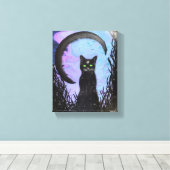 Vinyl Fotobehang - Black Magic Canvas Afdruk (Insitu (Houten vloer))