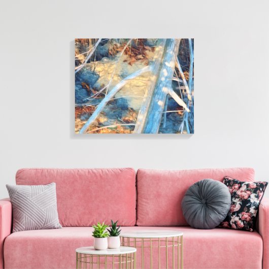 Vinyl Fotobehang Driftwood Canvas Afdruk (Insitu (Woonkamer))