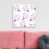 Vinyl Fotobehang : Lente in de lucht Canvas Afdruk (Insitu (Woonkamer))