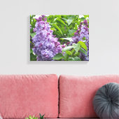 Vinyl Fotobehang Lilacs Canvas Afdruk (Insitu (Woonkamer))