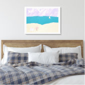Vinyl Fotobehang met Beach Design Canvas Afdruk (Insitu (Slaapkamer))