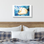 Vinyl Fotobehang Met Perzische Kat Canvas Afdruk (Insitu (Slaapkamer))