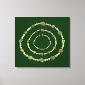 Vinyl Fotobehang - Parels en stenen Canvas Afdruk (Voorkant)