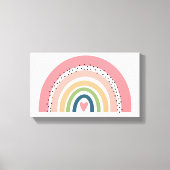 Vinyl Fotobehang - Rainbow Salmon Canvas Afdruk (Voorkant)