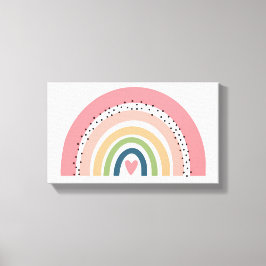 Vinyl Fotobehang - Rainbow Salmon Canvas Afdruk