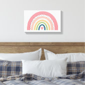 Vinyl Fotobehang - Rainbow Salmon Canvas Afdruk (Insitu (Slaapkamer))
