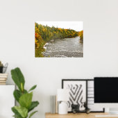 Vinyl Fotobehang/TAHQUAMENON RIVER/GOUD EN GROEN Poster (Thuiskantoor)