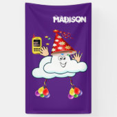 Vinyl Gelukkige Verjaardagskalender IPhone Tekst C Spandoek (Verticaal)