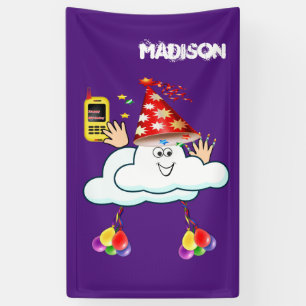 Vinyl Gelukkige Verjaardagskalender IPhone Tekst C Spandoek