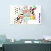 Vinyl Gelukkige Verjaardagskalender Possum Cake Ba Spandoek (Beurs)