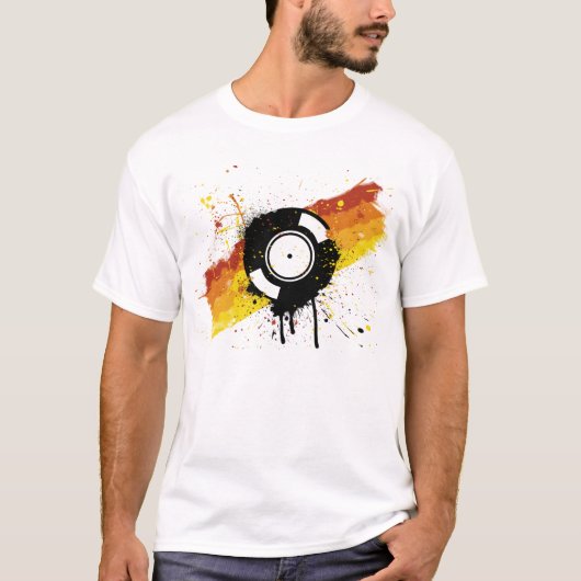 Vinyl Graffiti T-shirt (Voorkant)
