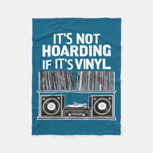 Vinyl Grappig Het Is Niet Hamsteren Als Het Vinyl Fleece Deken (Voorkant)