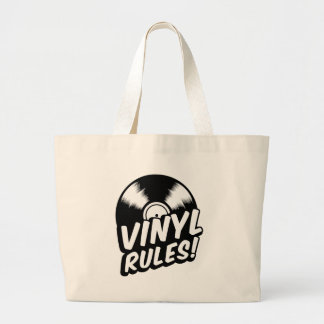 vinyl grote tote bag