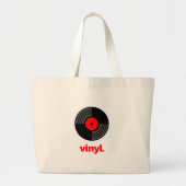 Vinyl Grote Tote Bag (Voorkant)