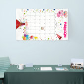 Vinyl Happy Birthday Calendar March 2022 Banner (Beurs)