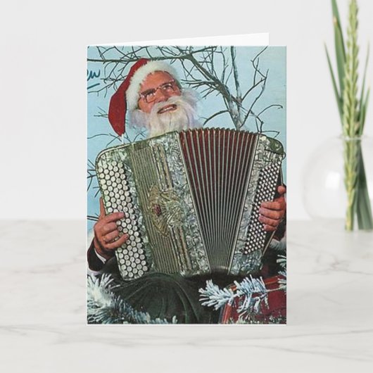 Vinyl Hoesje Kerst Kaart (Voorkant)