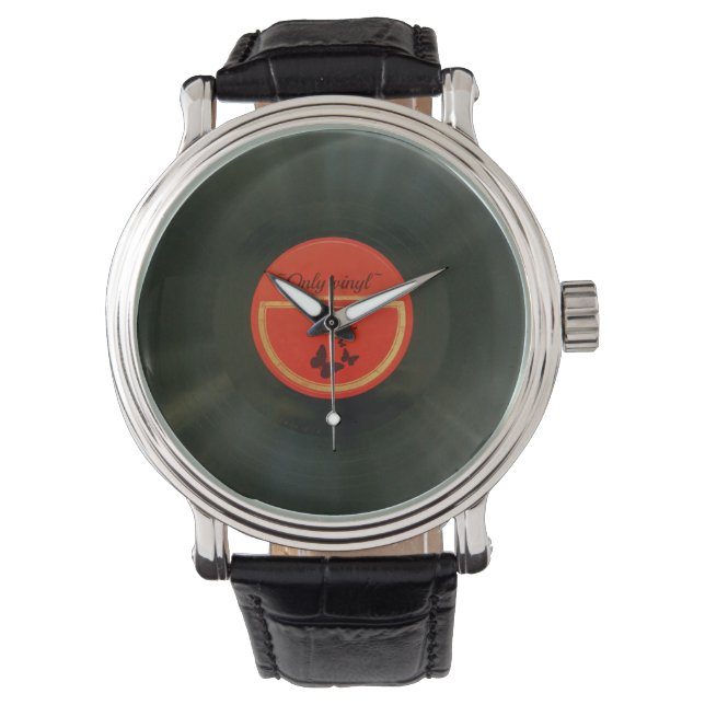 Vinyl Horloge (Voorkant)