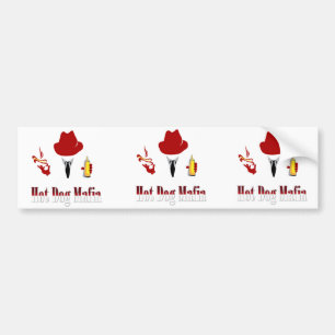 Vinyl Hot Dog Mafia Sticker (3 pack)