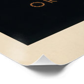 Vinyl in een baan om de aarde - Poster (Hoek)