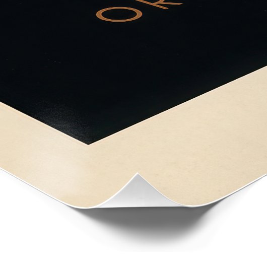 Vinyl in een baan om de aarde - Poster (Hoek)