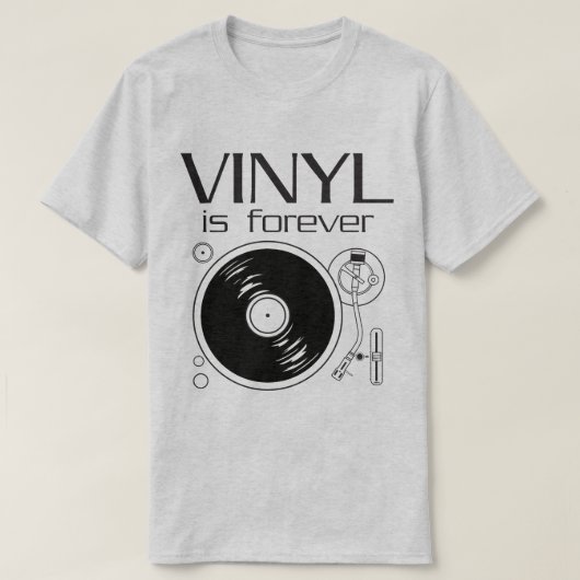 Vinyl is Forever T-shirt (Design voorkant)