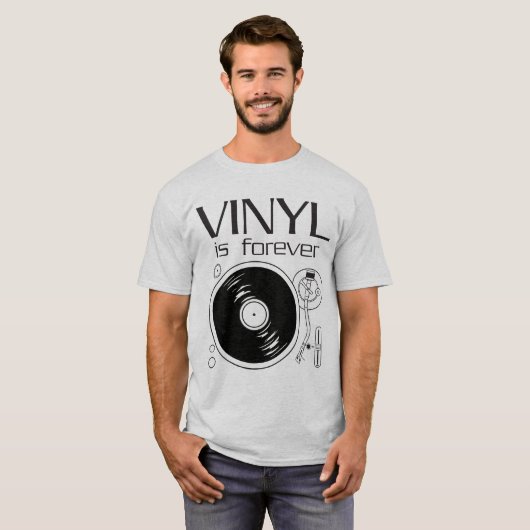 Vinyl is Forever T-shirt (Voorkant volledig)
