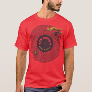 Vinyl Japans Zen Tuin Muzikale Notities Geluiden v T-shirt