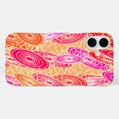 "Vinyl Jazz" abstract - oranje, fuchsia, roze Case-Mate iPhone Case (Achterkant (horizontaal))