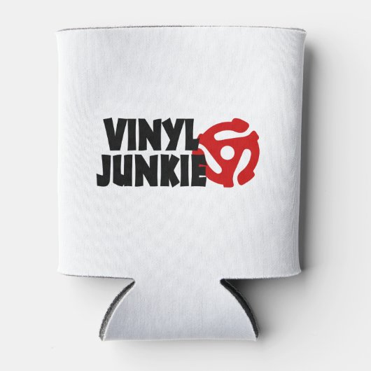 Vinyl Junkie Blikjeskoeler (Voorkant)