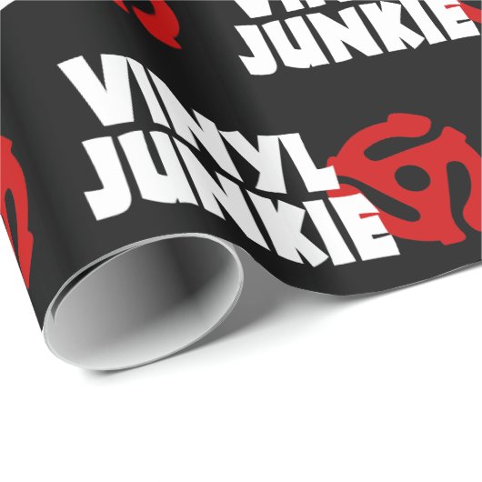 Vinyl Junkie Cadeaupapier (Rol Hoek)