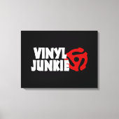 Vinyl Junkie Canvas Afdruk (Voorkant)
