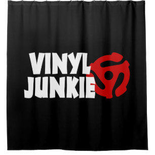 Vinyl Junkie Douchegordijn