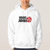 Vinyl Junkie Hoodie (Voorkant)