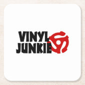 Vinyl Junkie Kartonnen Onderzetters (Voorkant)