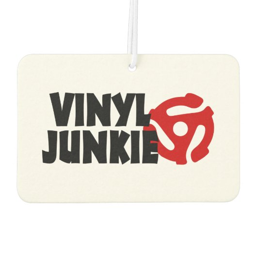 Vinyl Junkie Luchtverfrisser (Achterkant)