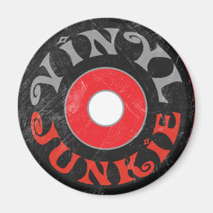 Vinyl Junkie Magneet