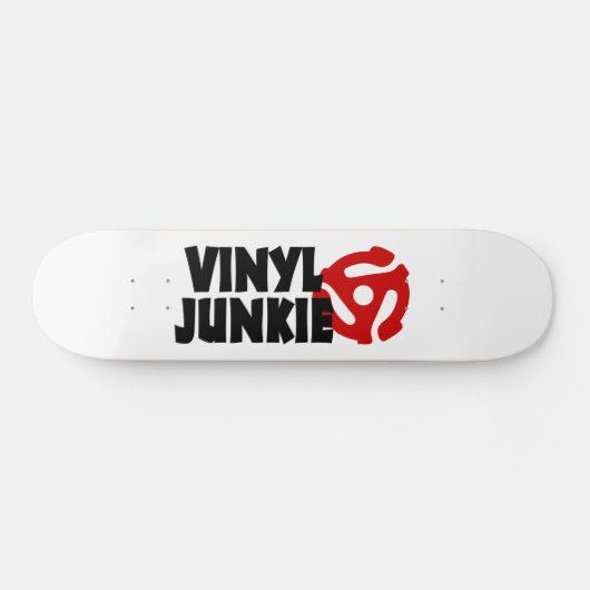 Vinyl Junkie Persoonlijk Skateboard (Horizontaal)